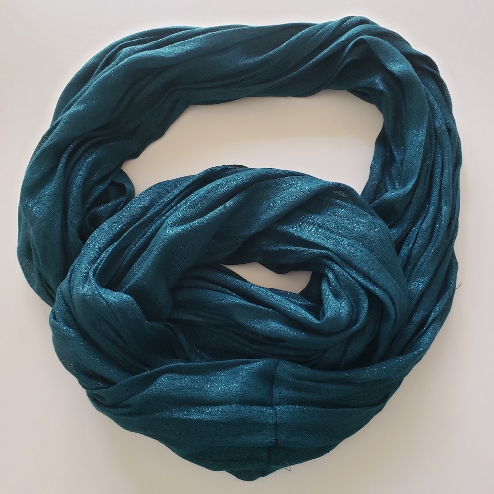 Express Sparkly Evergreen 64 Inch Infinity Scarf